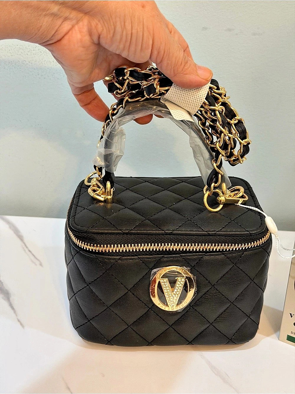Valentino Orlandi Vittoria vanity Cosmetic Box bag Black Size One Size